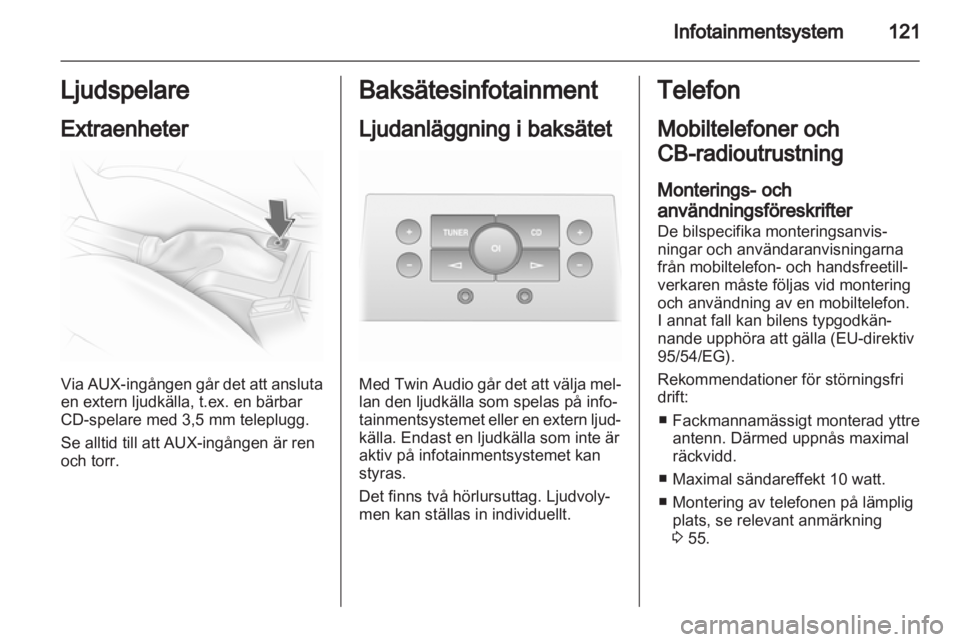 OPEL ASTRA H 2011  Instruktionsbok 