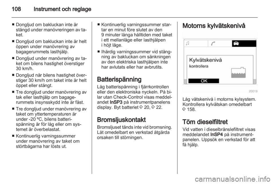 OPEL ASTRA H 2012  Instruktionsbok 