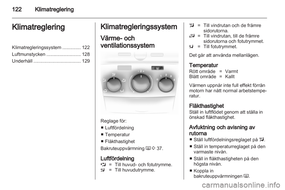 OPEL ASTRA H 2012  Instruktionsbok 