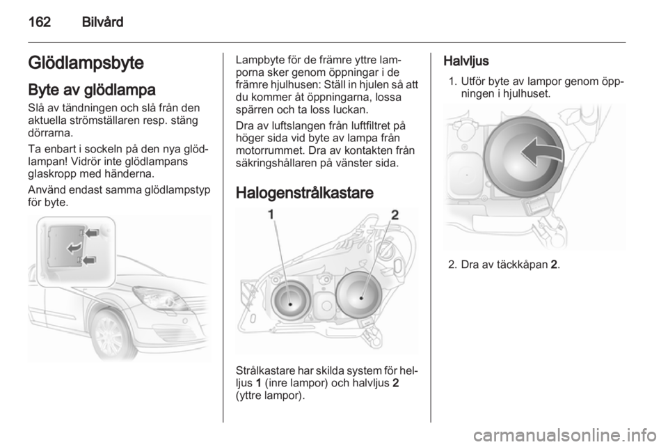 OPEL ASTRA H 2012  Instruktionsbok 