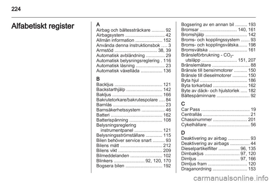 OPEL ASTRA J 2011  Instruktionsbok 