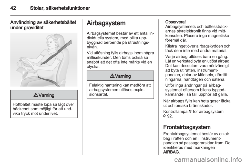OPEL ASTRA J 2011  Instruktionsbok 