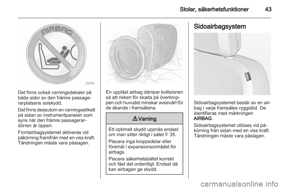 OPEL ASTRA J 2011  Instruktionsbok 