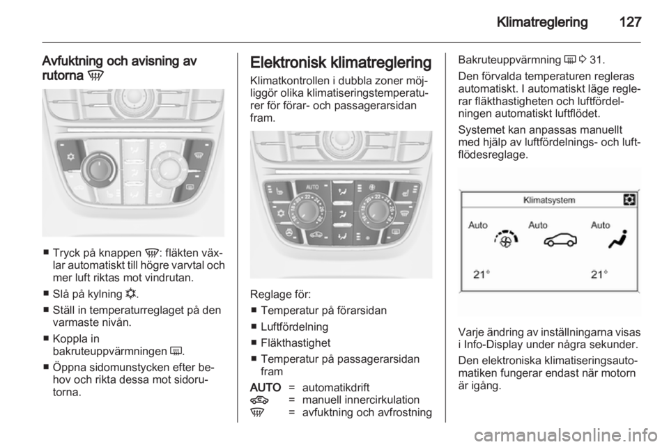 OPEL ASTRA J 2011.5  Instruktionsbok 