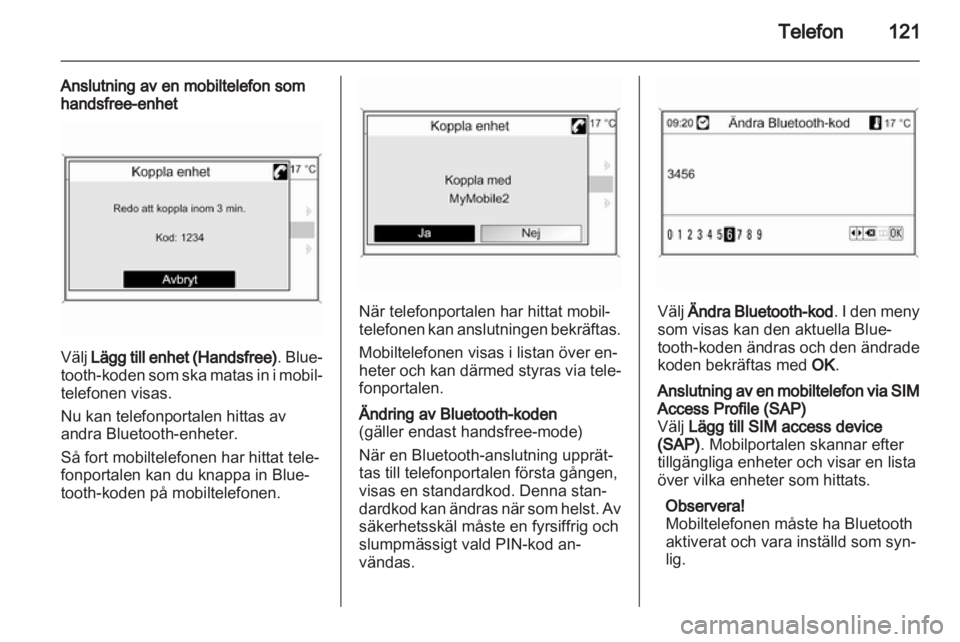 OPEL ASTRA J 2013  Handbok för infotainmentsystem 