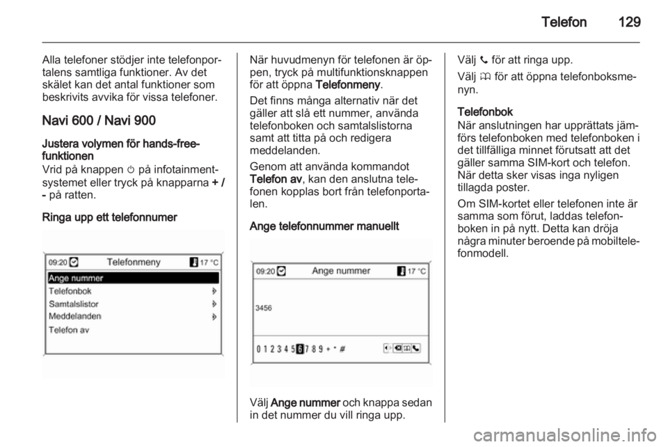 OPEL ASTRA J 2013  Handbok för infotainmentsystem 