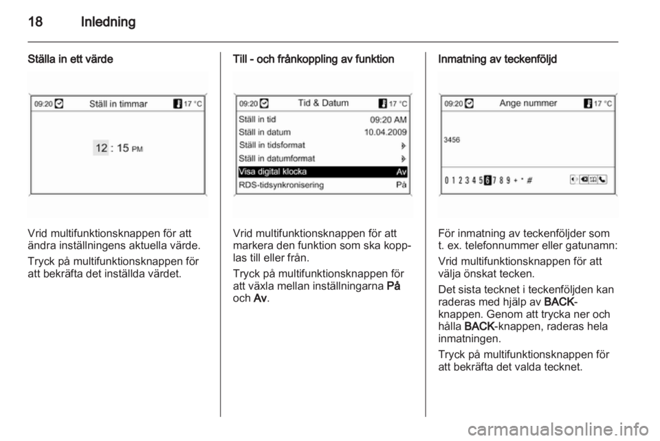 OPEL ASTRA J 2013 Handbok för infotainmentsystem OPEL ASTRA J 2013 Handbok för infotainmentsystem