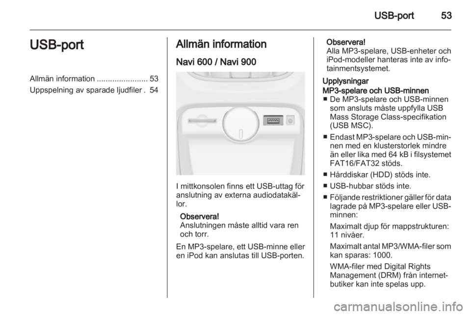 OPEL ASTRA J 2013 Handbok för infotainmentsystem OPEL ASTRA J 2013 Handbok för infotainmentsystem