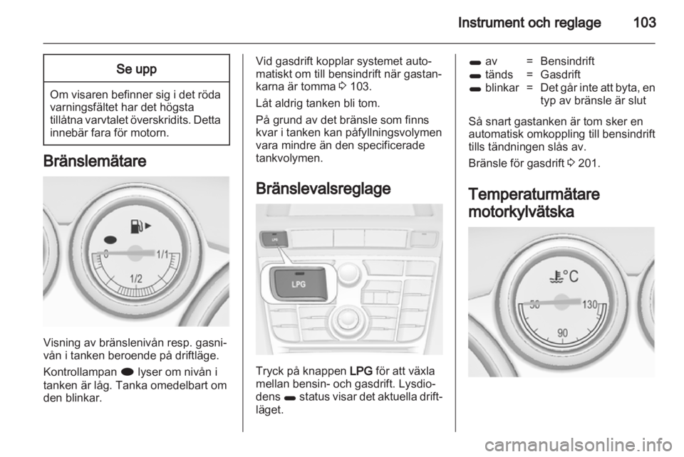 OPEL ASTRA J 2013  Instruktionsbok 