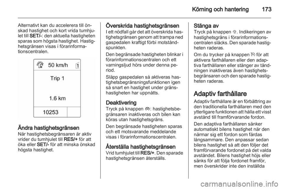 OPEL ASTRA J 2013  Instruktionsbok 