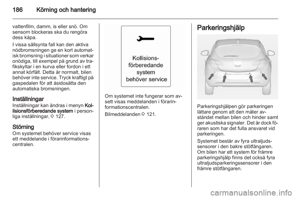 OPEL ASTRA J 2013  Instruktionsbok 