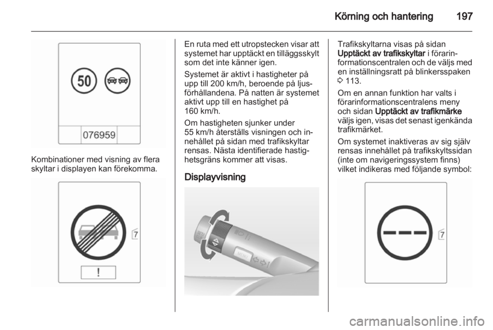 OPEL ASTRA J 2013  Instruktionsbok 