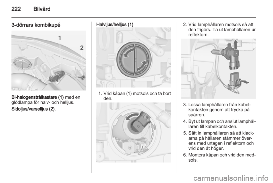 OPEL ASTRA J 2013  Instruktionsbok 
