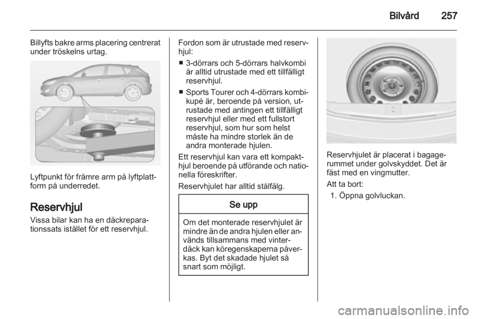 OPEL ASTRA J 2013  Instruktionsbok 