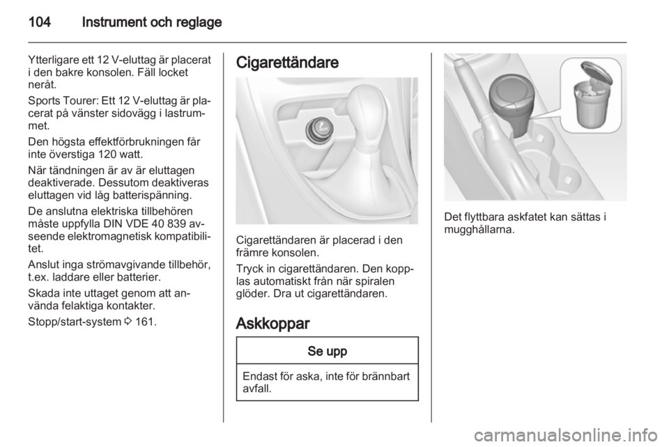 OPEL ASTRA J 2013.5  Instruktionsbok 