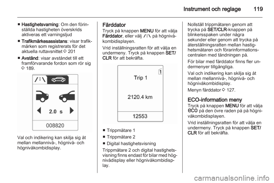 OPEL ASTRA J 2013.5  Instruktionsbok 