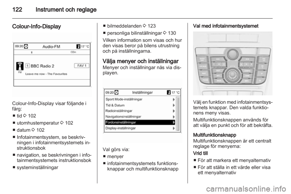 OPEL ASTRA J 2013.5  Instruktionsbok 
