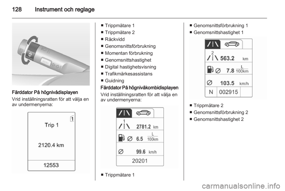 OPEL ASTRA J 2013.5  Instruktionsbok 