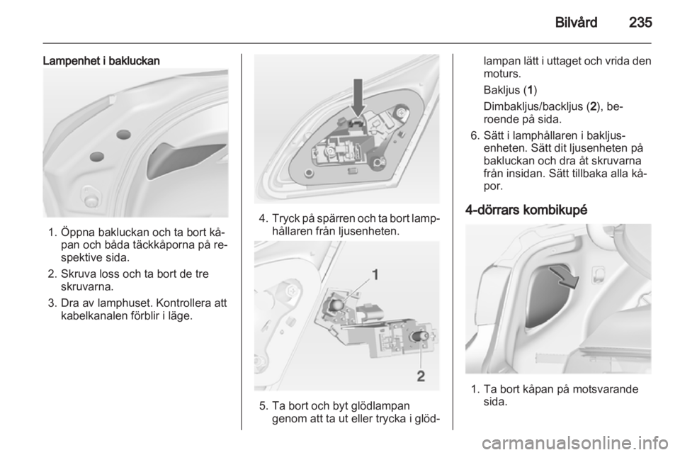 OPEL ASTRA J 2013.5  Instruktionsbok 