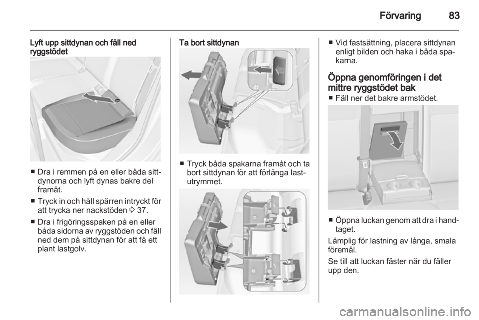 OPEL ASTRA J 2013.5  Instruktionsbok 