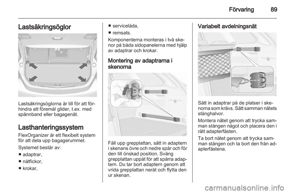 OPEL ASTRA J 2013.5  Instruktionsbok 