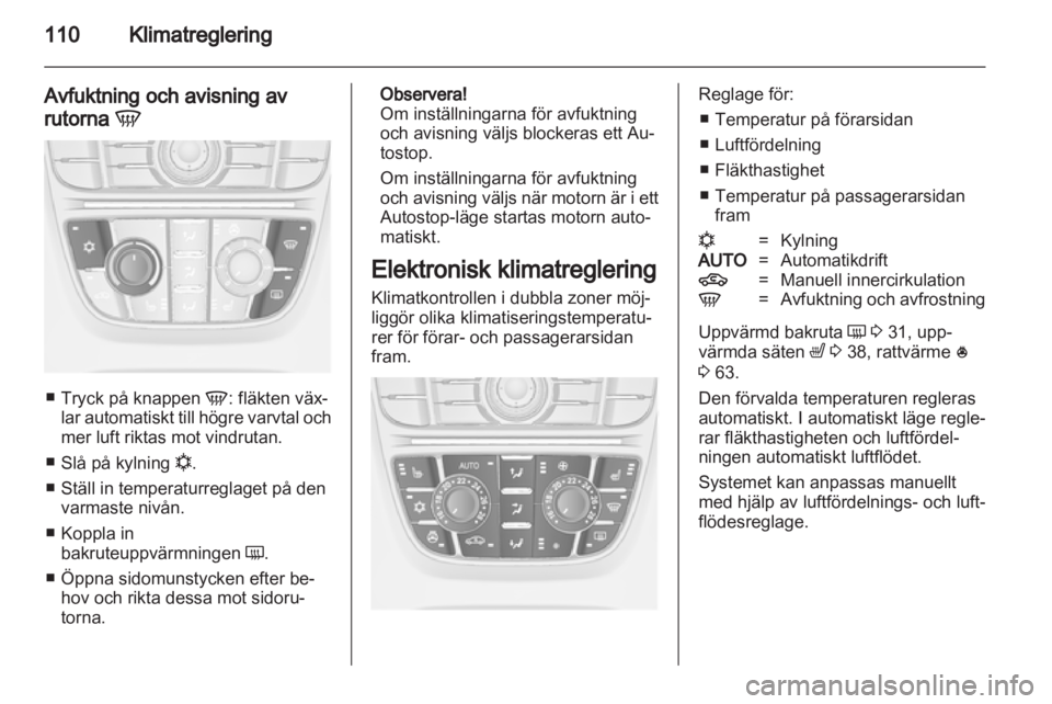 OPEL ASTRA J GTC 2012  Instruktionsbok 