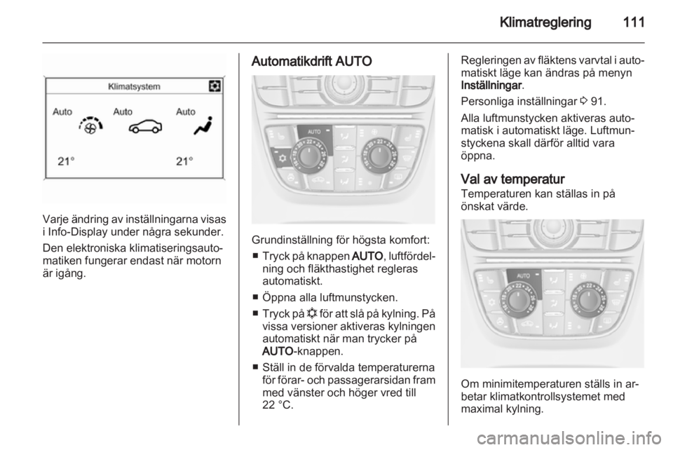 OPEL ASTRA J GTC 2012  Instruktionsbok 