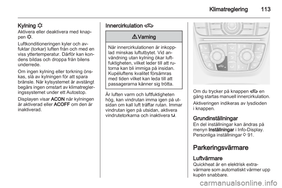 OPEL ASTRA J GTC 2012  Instruktionsbok 