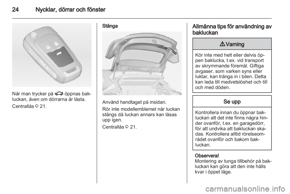 OPEL ASTRA J GTC 2012  Instruktionsbok 