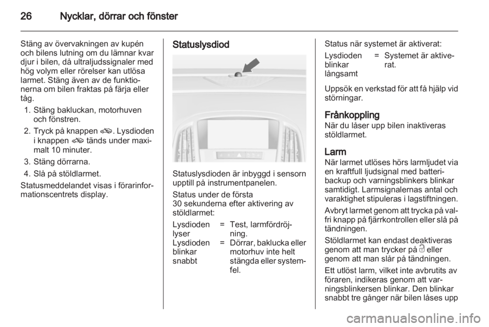 OPEL ASTRA J GTC 2012  Instruktionsbok 