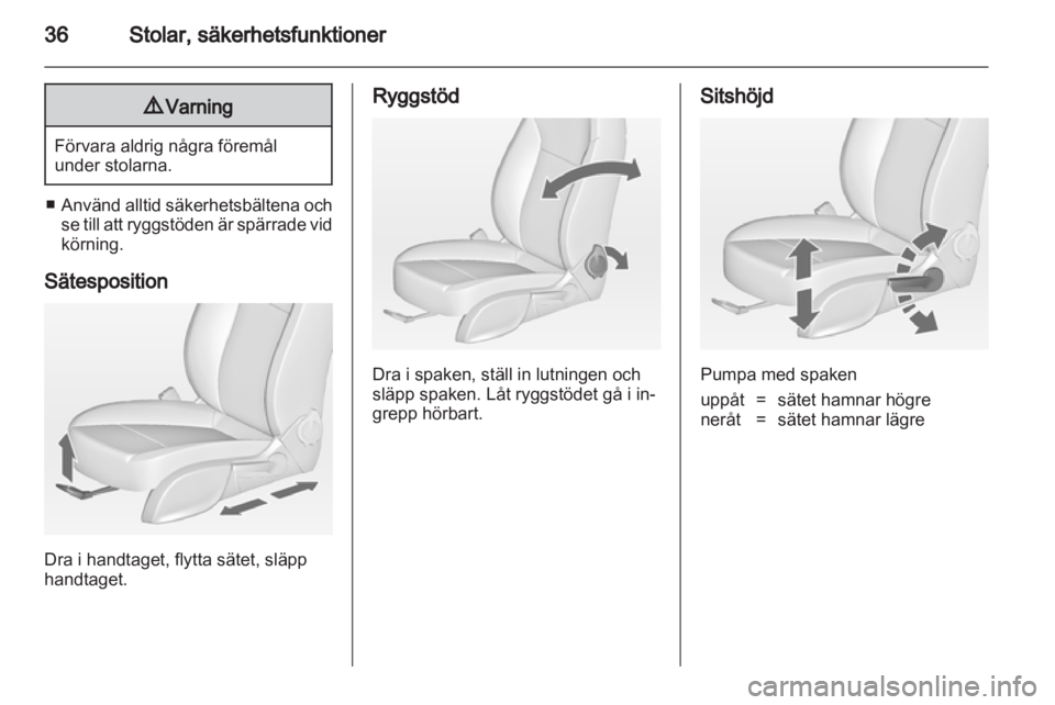 OPEL ASTRA J GTC 2012 Instruktionsbok OPEL ASTRA J GTC 2012 Instruktionsbok