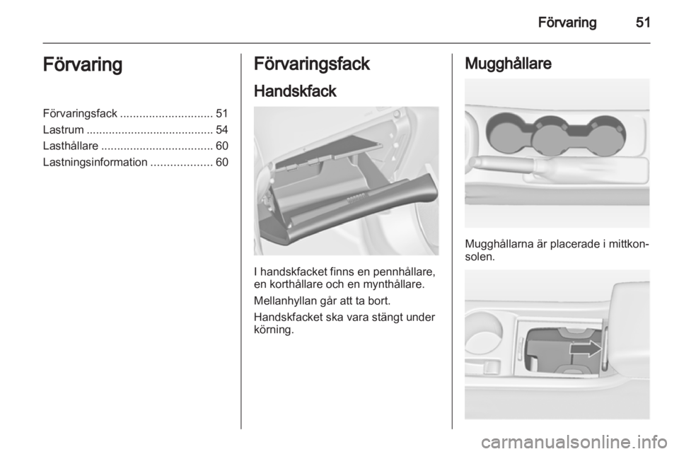 OPEL ASTRA J GTC 2012  Instruktionsbok 