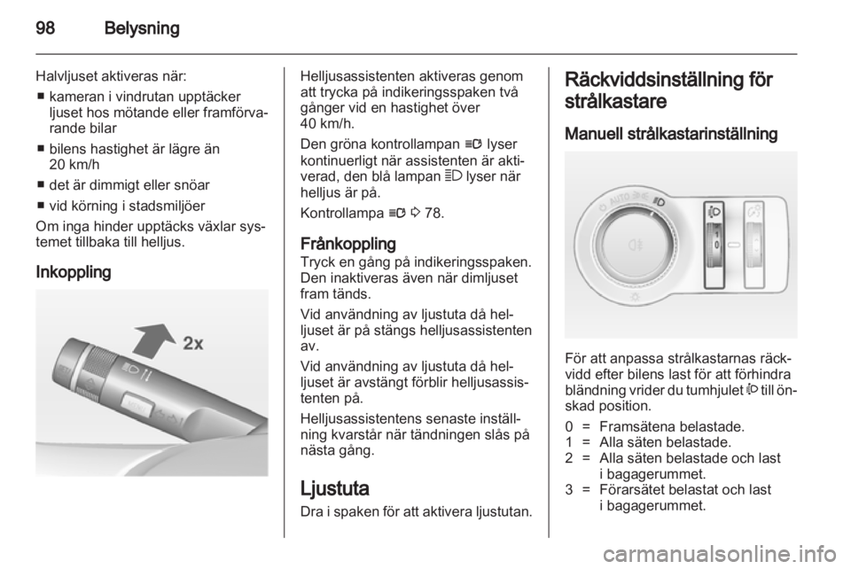 OPEL ASTRA J GTC 2012  Instruktionsbok 