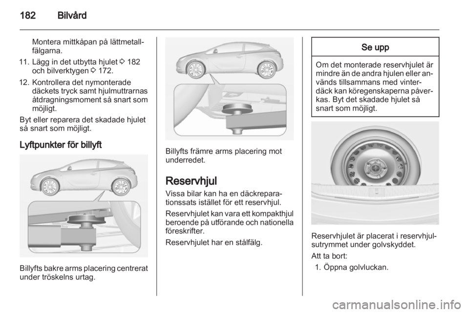 OPEL ASTRA J GTC 2012.5  Instruktionsbok 