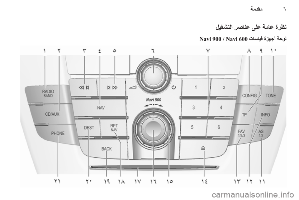 OPEL INSIGNIA 2012  دليل المعلومات والترفيه 