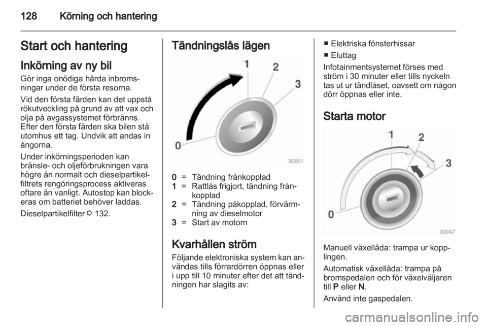 OPEL CASCADA 2013.5 Instruktionsbok OPEL CASCADA 2013.5 Instruktionsbok