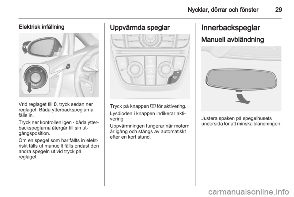 OPEL CASCADA 2013.5  Instruktionsbok 