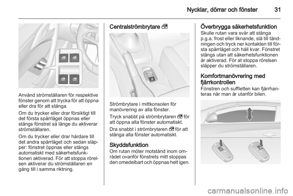 OPEL CASCADA 2013.5  Instruktionsbok 