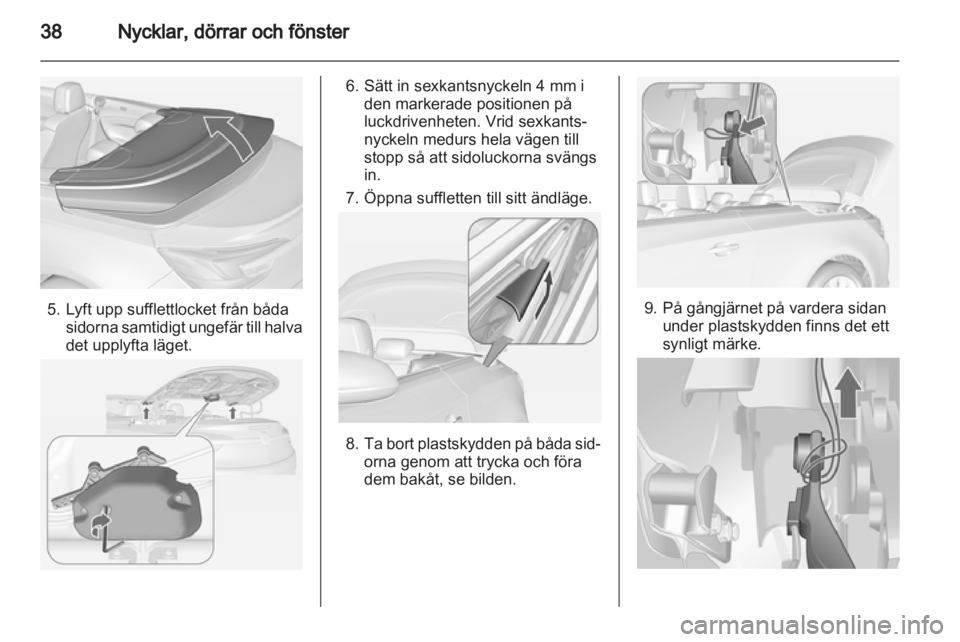 OPEL CASCADA 2013.5  Instruktionsbok 