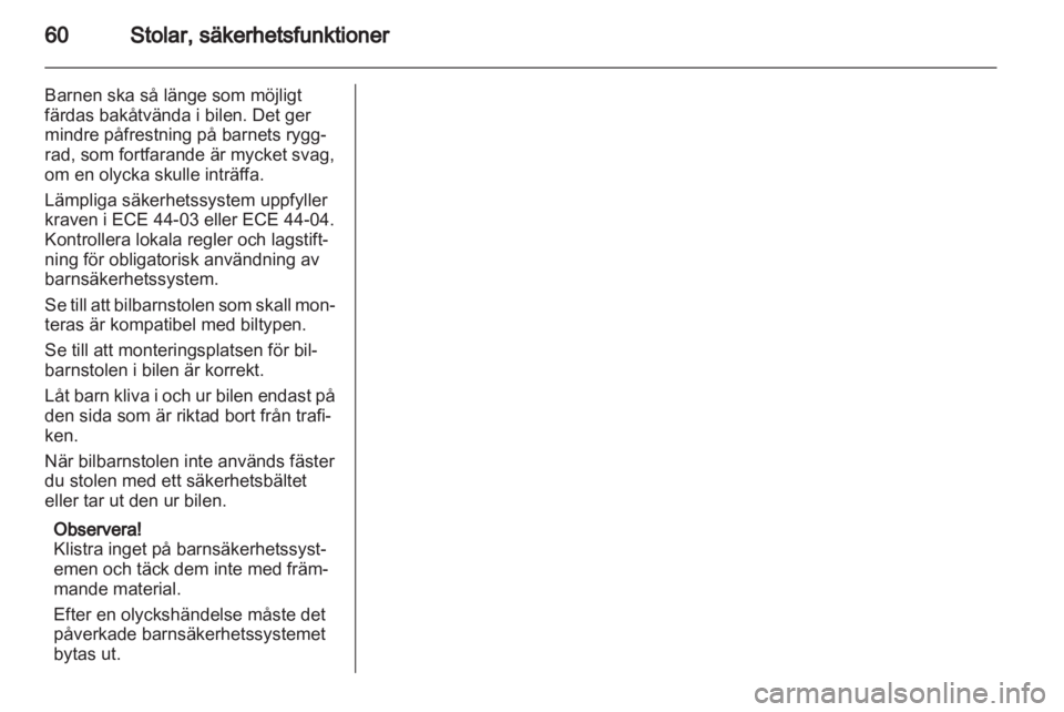 OPEL CASCADA 2013.5  Instruktionsbok 