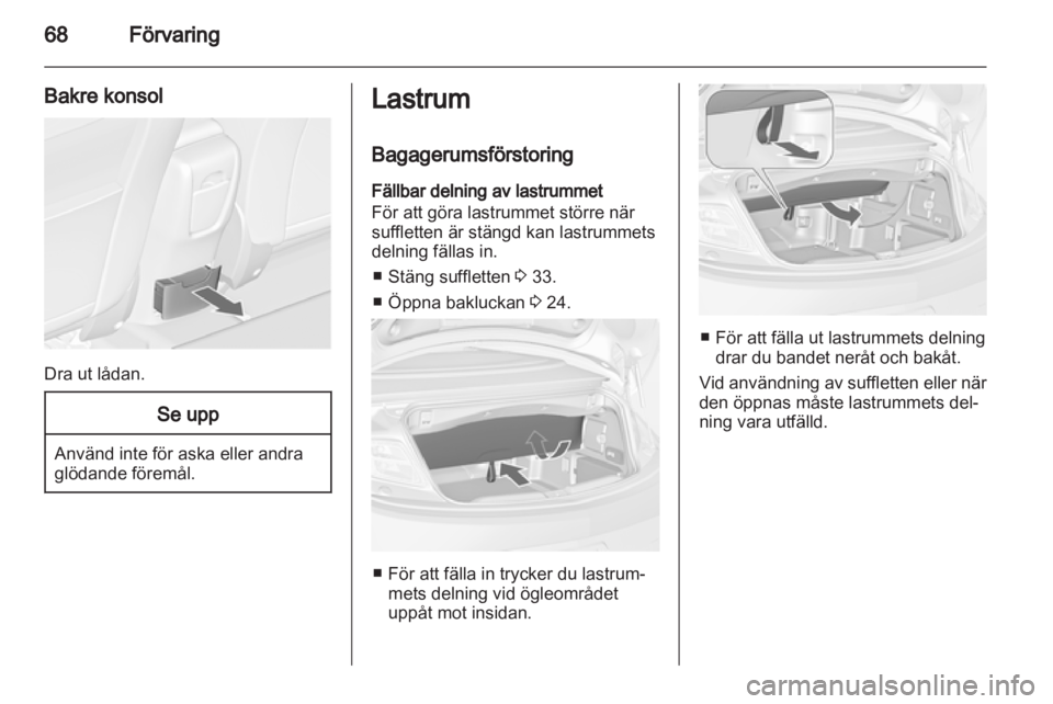 OPEL CASCADA 2013.5  Instruktionsbok 