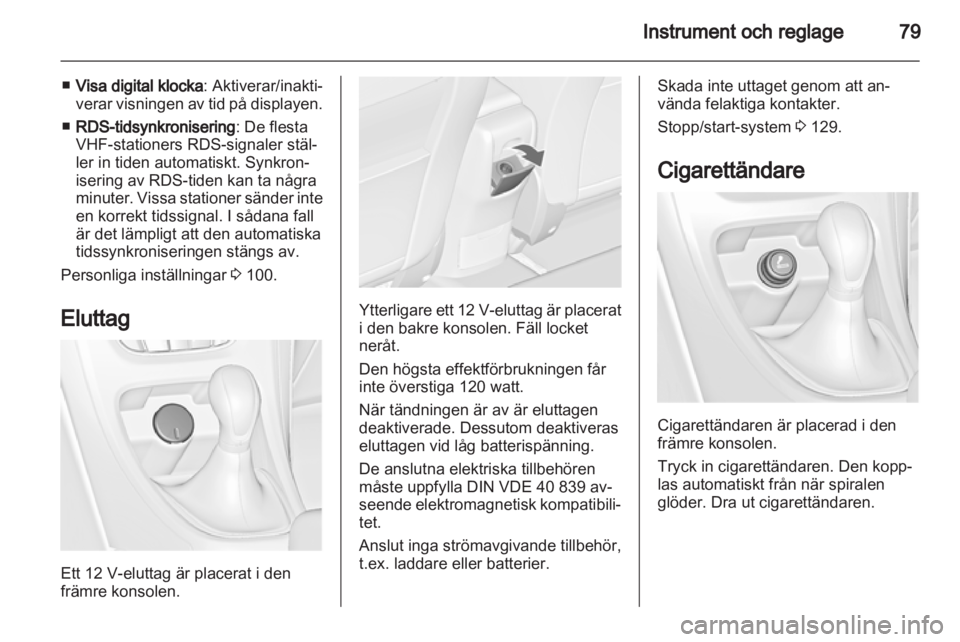 OPEL CASCADA 2013.5 Instruktionsbok OPEL CASCADA 2013.5 Instruktionsbok