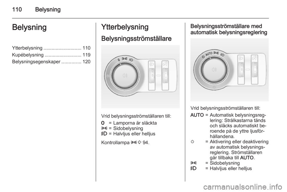 OPEL CASCADA 2015.5 Instruktionsbok 110BelysningBelysningYtterbelysning............................ 110
Kupébelysning ........................... 119
Belysningsegenskaper ..............120Ytterbelysning
Belysningsströmställare
Vrid b OPEL CASCADA 2015.5 Instruktionsbok 110BelysningBelysningYtterbelysning............................ 110
Kupébelysning ........................... 119
Belysningsegenskaper ..............120Ytterbelysning
Belysningsströmställare
Vrid b