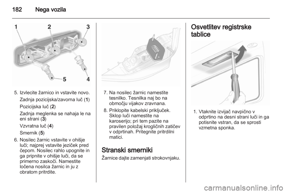OPEL ASTRA H 2013  Uporabniški priročnik 