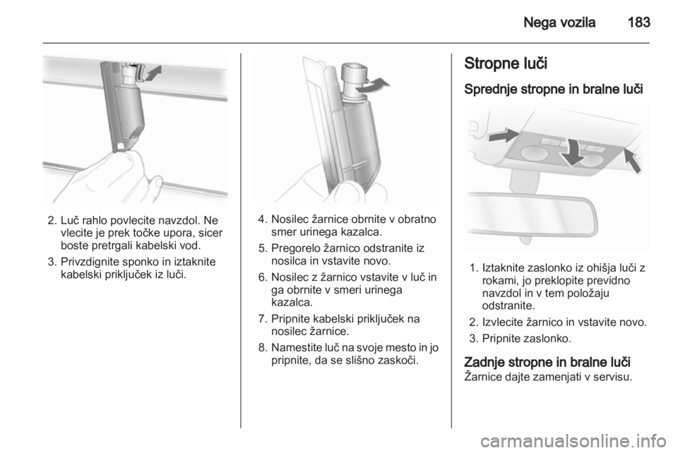 OPEL ASTRA H 2013  Uporabniški priročnik 