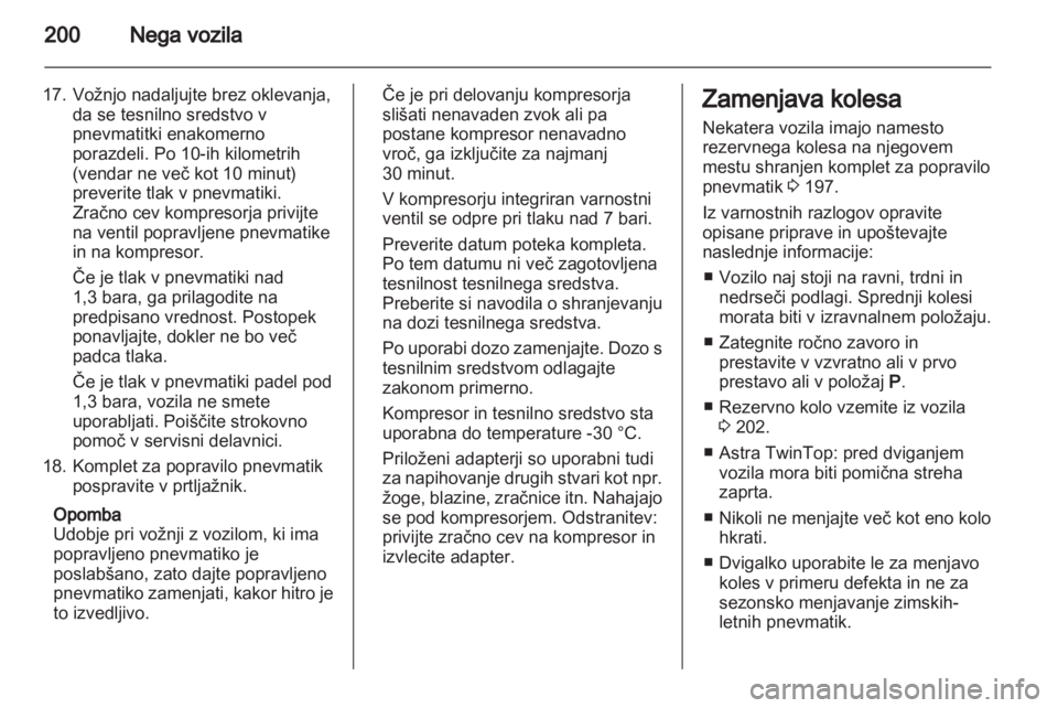 OPEL ASTRA H 2013  Uporabniški priročnik  OPEL ASTRA H 2013  Uporabniški priročnik