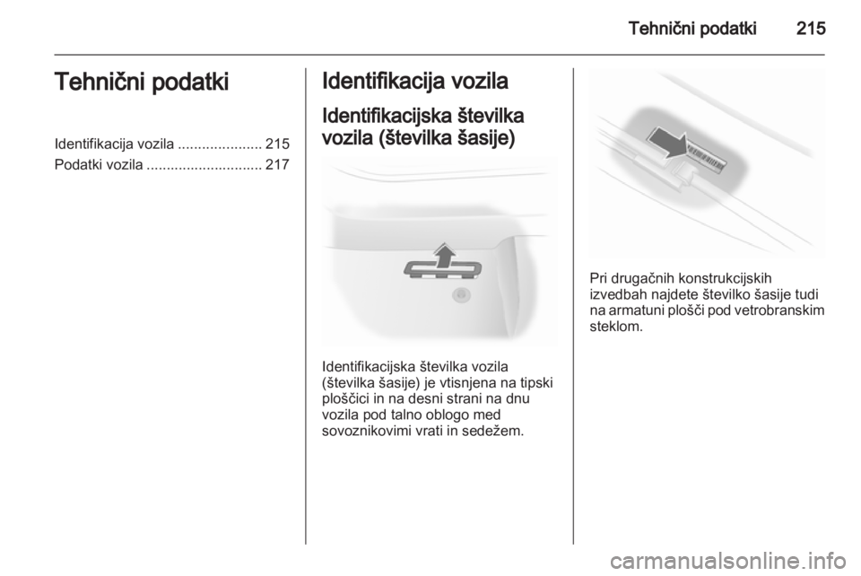 OPEL ASTRA H 2013  Uporabniški priročnik 