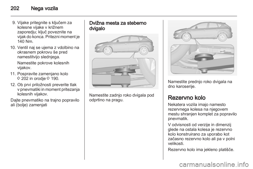 OPEL ASTRA J 2011.5  Uporabniški priročnik 