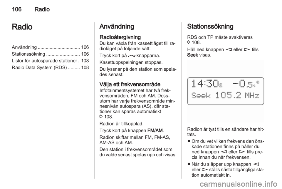 OPEL COMBO 2011  Handbok för infotainmentsystem 