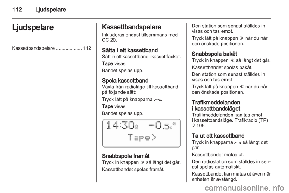 OPEL COMBO 2011  Handbok för infotainmentsystem 
